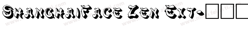 ShanghaiFace Zen Ext字体转换